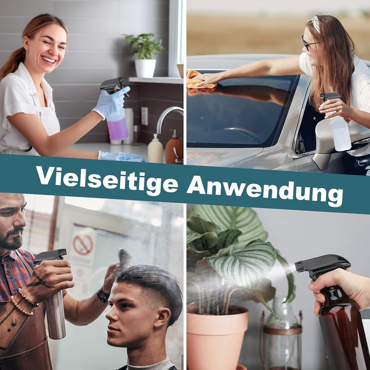 Sprühflaschendüsen aus Kunststoff, 8 Stück, robust, Ersatzkopf, auslaufsicher, Wasserflaschen-Sprühd