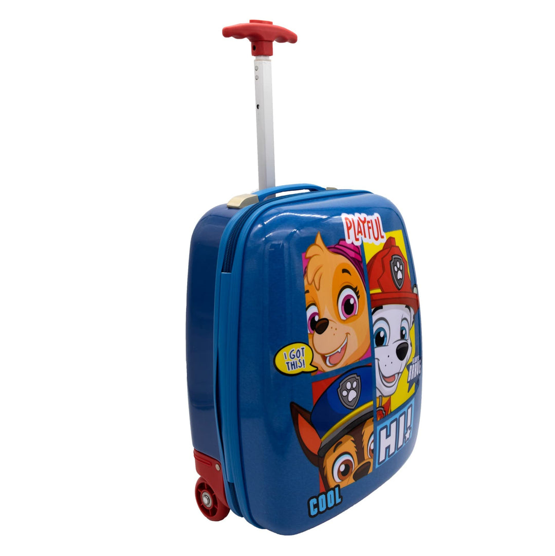 Undercover Kinder Hartschalen Trolley Handgepäck, 2 Rollen, 20 x 44 x 33 cm - 23 l, Motiv: Paw Patro