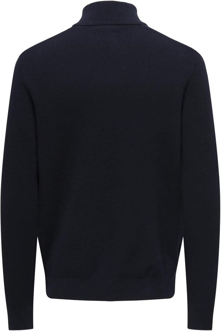 ONLY & SONS Herren Pullover L Dark Navy, L Dark Navy