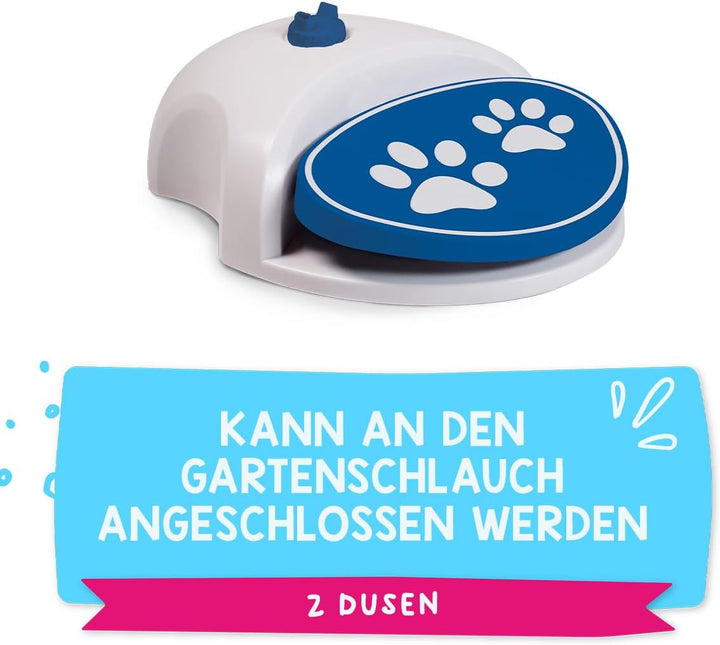 CoolPets Splash Water Fountain - Wasserspass für Haustiere - Lieferung mit Zwei Düsen - Trinkwasser