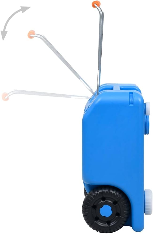 vidaXL Camping Wassertank mit Rollen Wohnwagen Wohnmobil Roll Tank Abwasser Behälter Frischwasser Wa