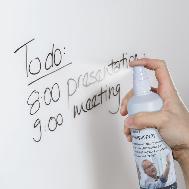 SIGEL GL730 Zubehörset für Glas-Whiteboards und Magnettafeln: Magnete, Marker, Stiftschale und Reini