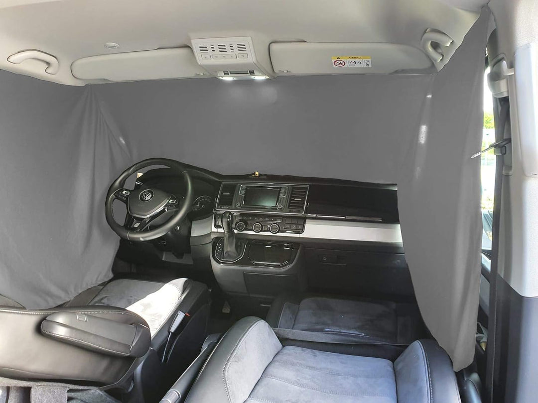 BREMER SITZBEZÜGE Blackout Frontscheibe Gardinen kompatibel mit Hyundai H-1 ab 2007 Sonnenschutz Cam