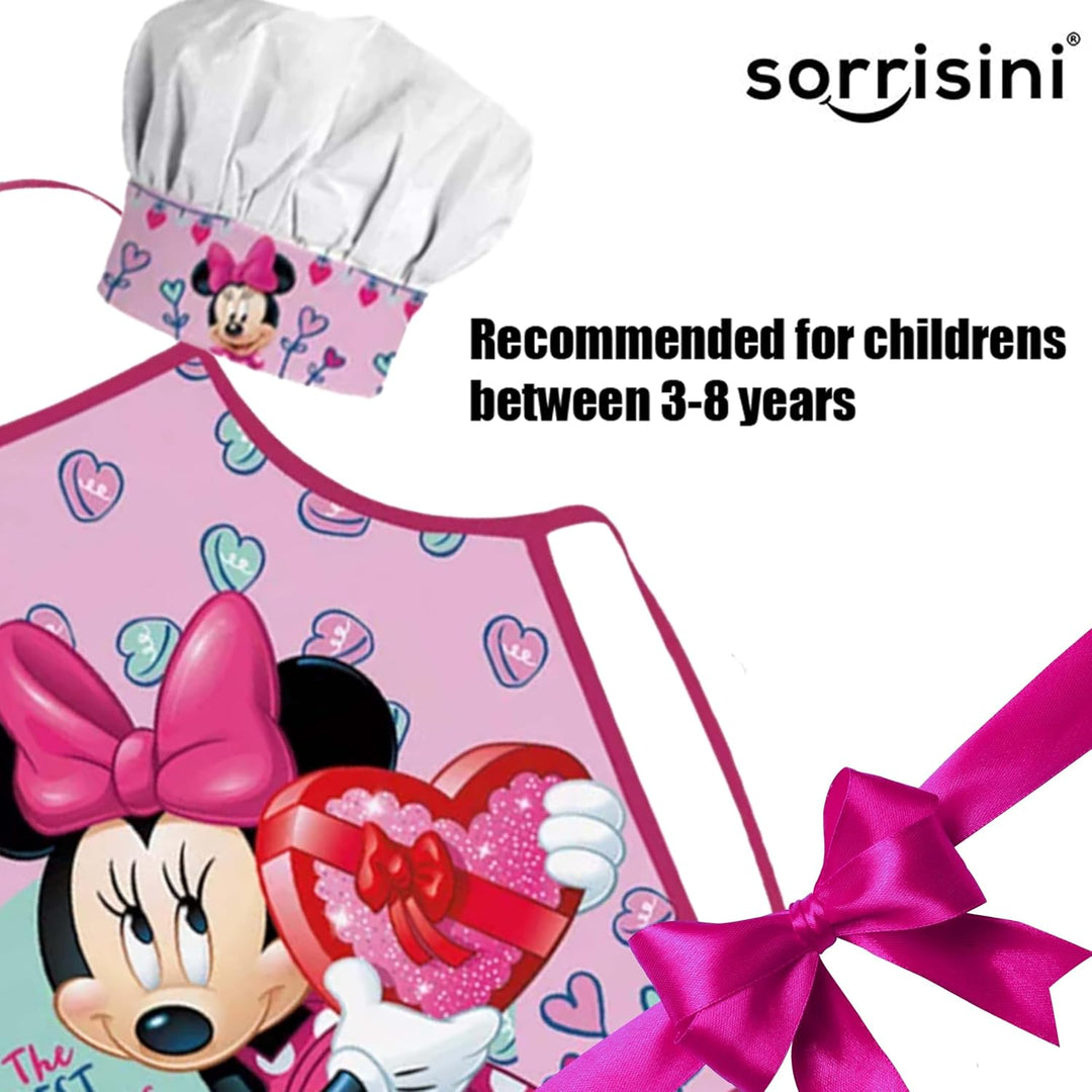 Kinderschürze und Kochmütze für Kinder, Schürze Kochmütze, Kinderschürze Jungen, Verstellbare Koch-S
