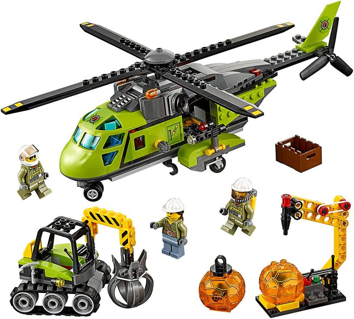 LEGO City 60123 - Vulkan-Versorgungshelikopter