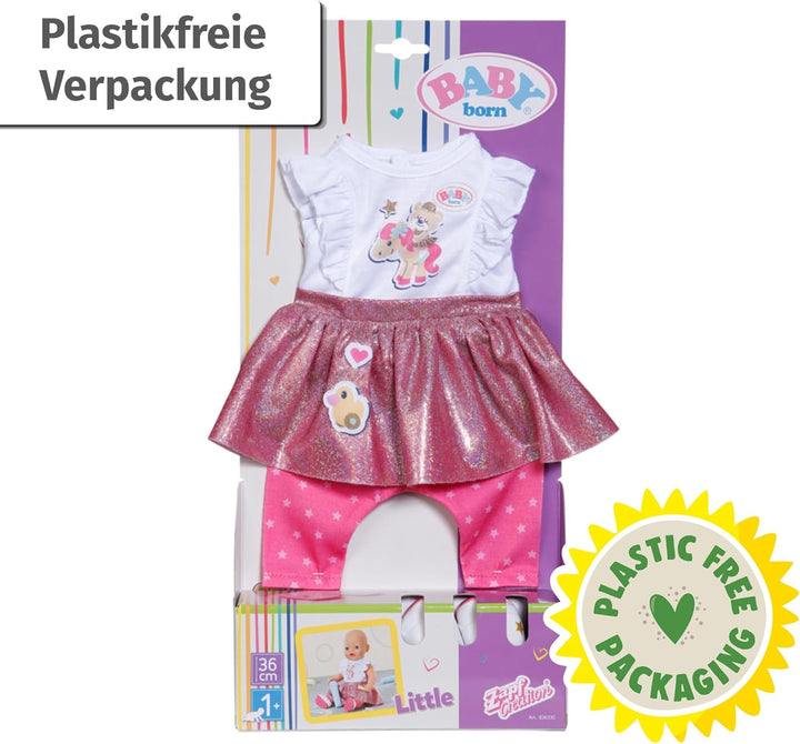 Baby Born Lieblingsoutfit 36cm, Shirt mit Leggings und Schuhen für 36 cm Puppen, 836330 Zapf Creatio