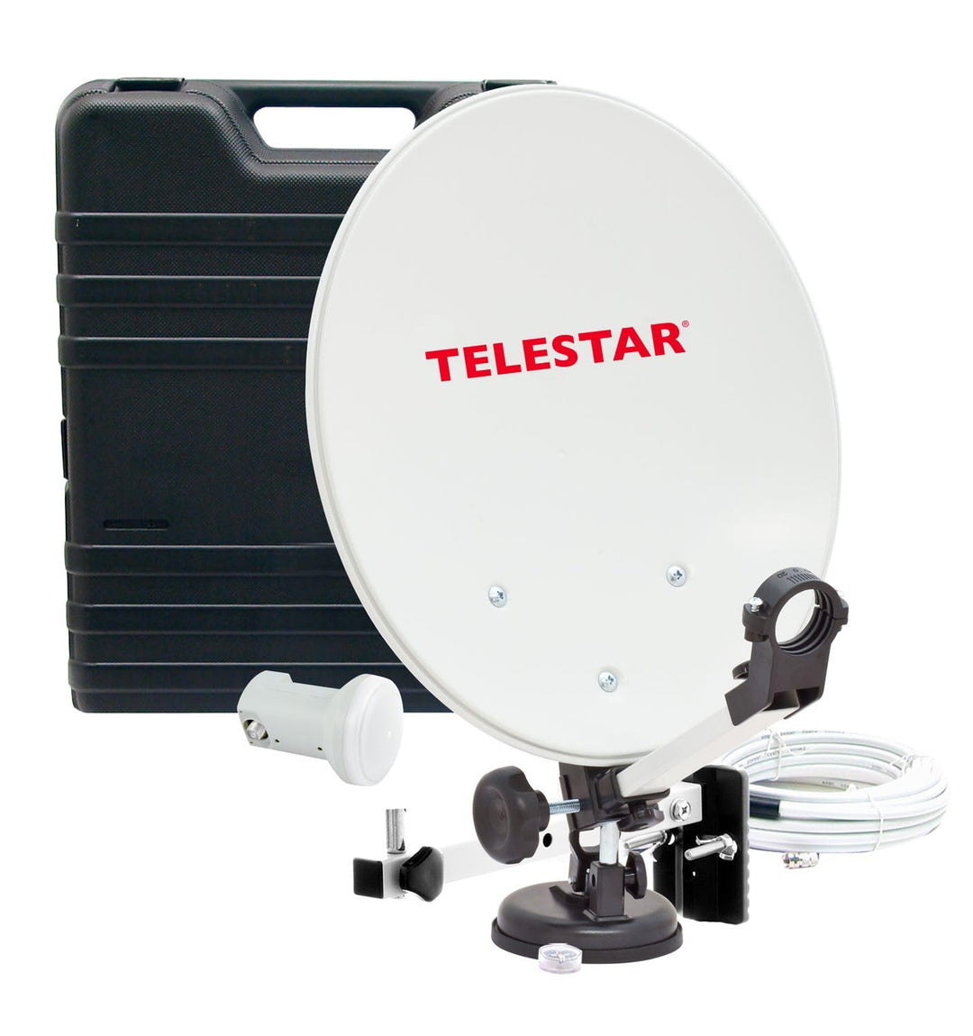 Telestar Camping Sat-Anlage im Koffer inkl. LNB, Kompass, und 10m Kabel ohne Receiver ohne Receiver