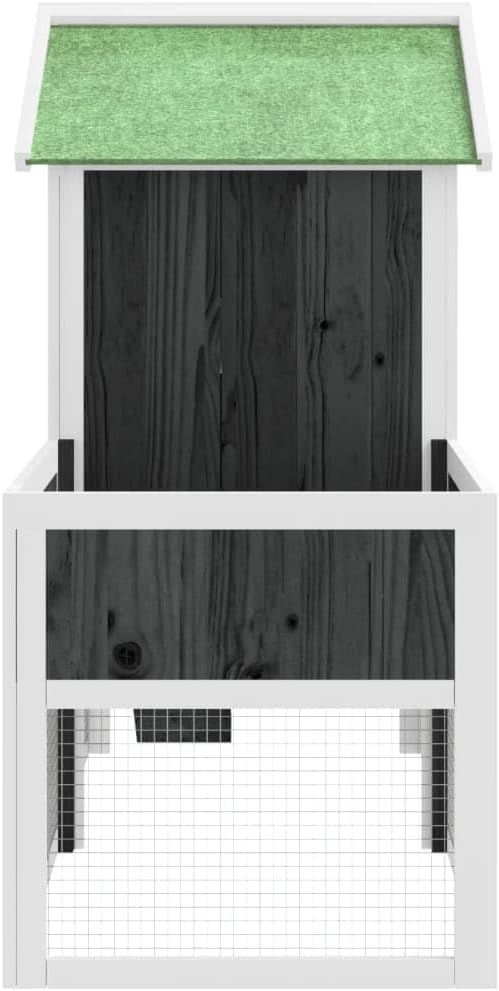 Festnight Hasenstall XXL, Kaninchenstall aus Holz ideal für Draussen Einfach zu reinigen Dank extra