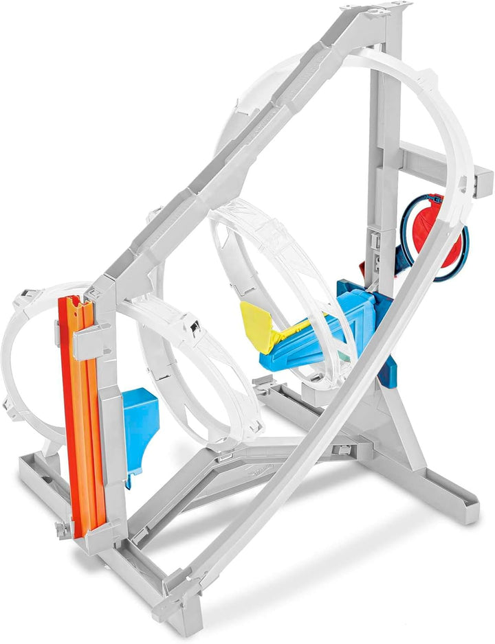 Hot Wheels HDX79 - Track Builder Unlimited Looping-Twister Set, innovativer Looping-Spielspass, 2 Sp