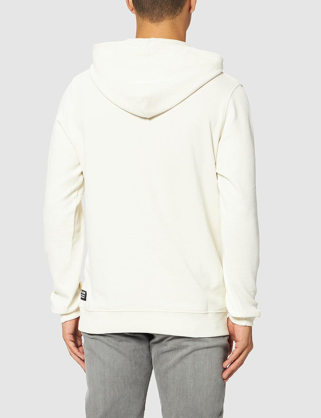 TOM TAILOR Denim Herren Hoodie Sweatshirt mit Struktur L 10338 - Soft Light Beige, L 10338 - Soft Li
