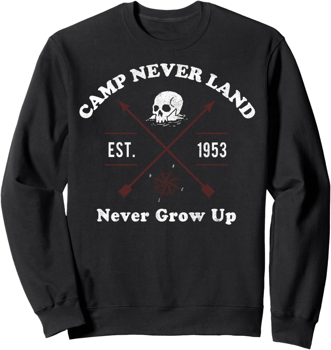 Disney Peter Pan Camp Never Land 1953 Retro Logo Sweatshirt