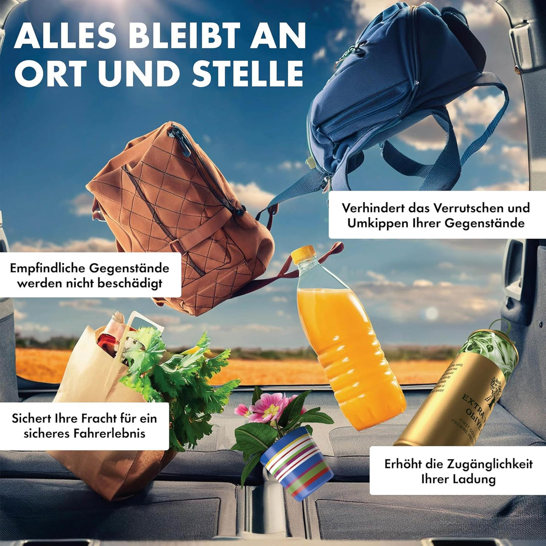 Walser Premium Kofferraumteiler mit teleskopierbaren Schienen, Gepäckfixierung Kofferraum Universalg