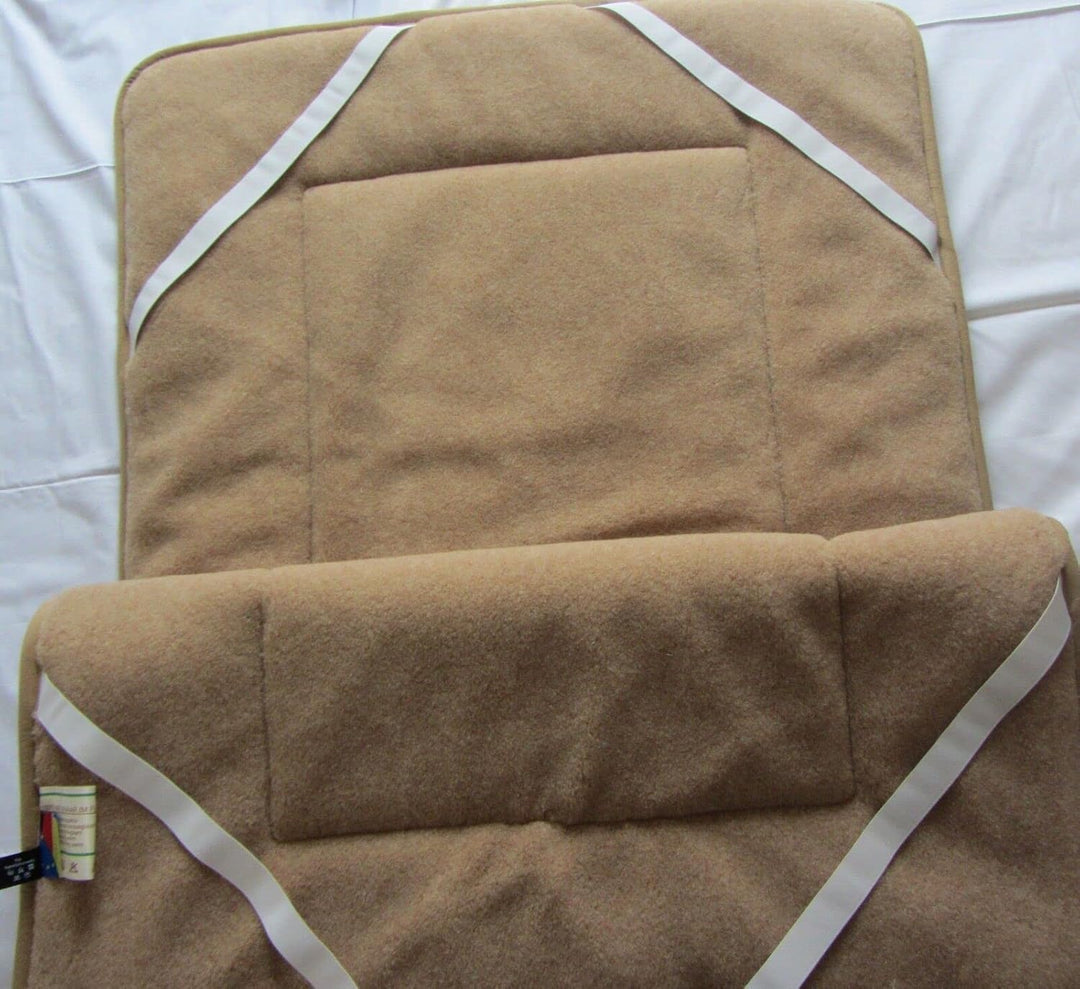 Unterbett Alpaca, Matratzenauflage, Bettauflage, Schonbezug 100% Wolle (90x200), 90x200