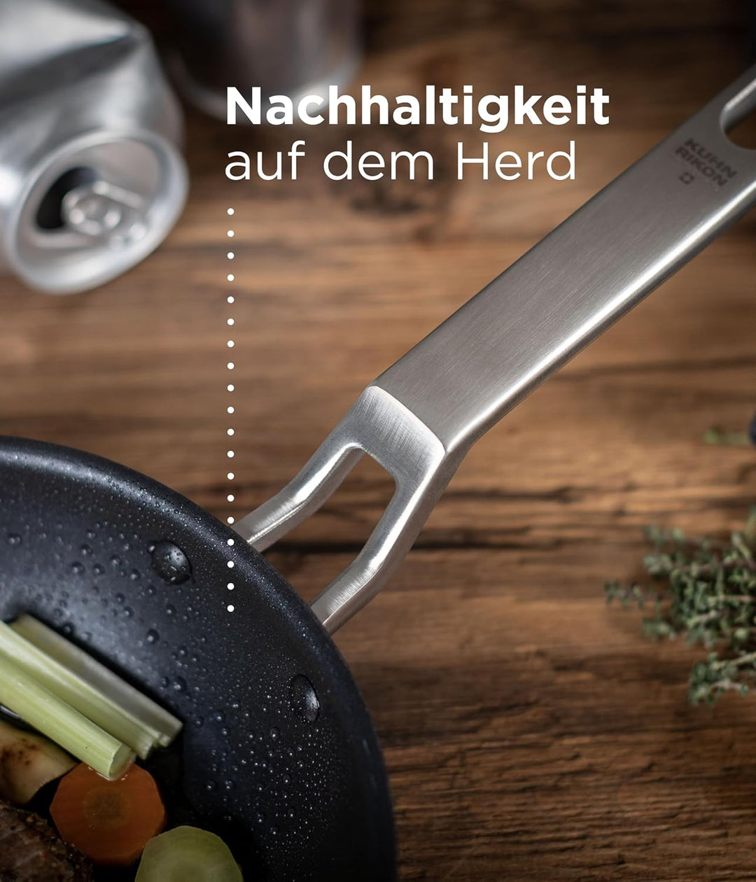 KUHN RIKON NEW LIFE PRO RECYCLING Bratpfanne 20 cm, Aluminium, Induktion 20cm, 20cm