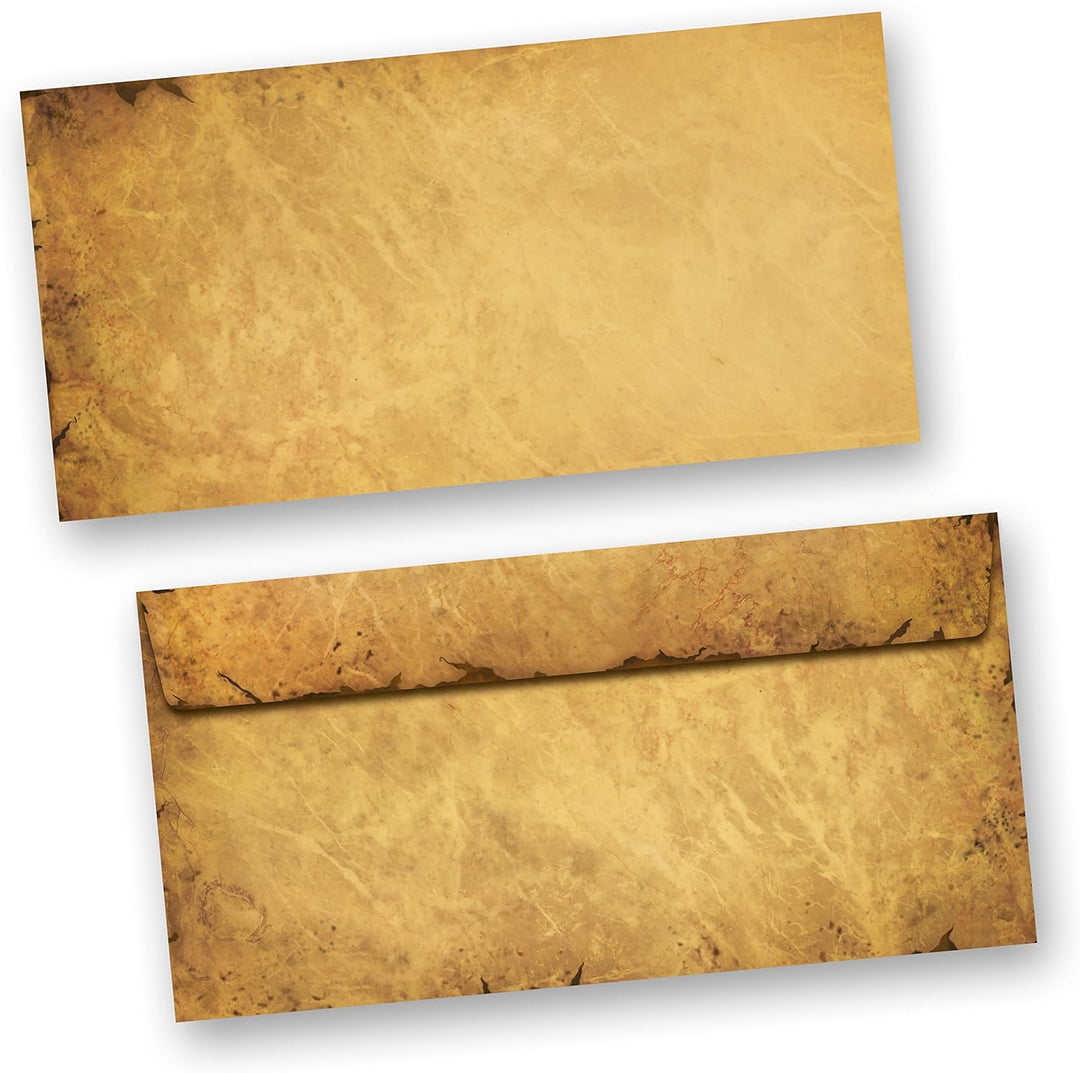 TATMOTIVE Briefpapier Weihnachten Vintage NORDPOL EXPRESS 100 Sets DIN A4 90g, 100 Blatt mit Umschlä