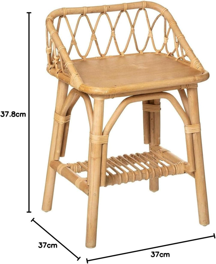 Kinder-Nachttisch - Rattan H. 56 cm - Beige - Atmosphera créateur d'intérieur cm Beige, cm Beige