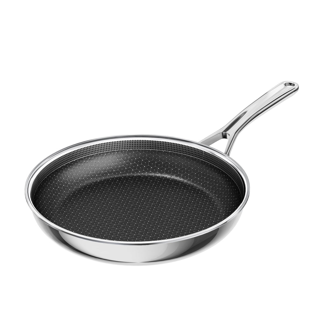Innerwell 28 cm Edelstahl-Keramik-Bratpfanne, antihaftbeschichtet, frei von PFAS/PFOA/PTFE, geeignet