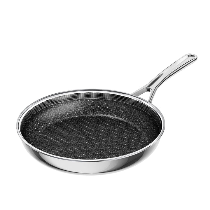 Innerwell 28 cm Edelstahl-Keramik-Bratpfanne, antihaftbeschichtet, frei von PFAS/PFOA/PTFE, geeignet