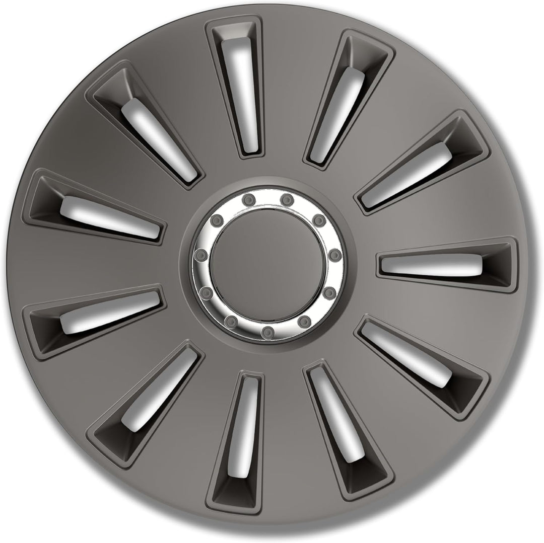 Petex Radblende Radkappe Silverstone pro Dark 13 Zoll (Satz=4Stk.), 13 Zoll