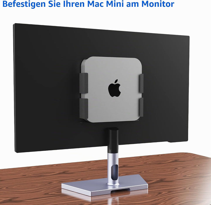 Hikig Mac Mini Halterung, Benutzerdefinierte Mac Mini Halterung aus Metall – Mac Mini Wandhalterung,