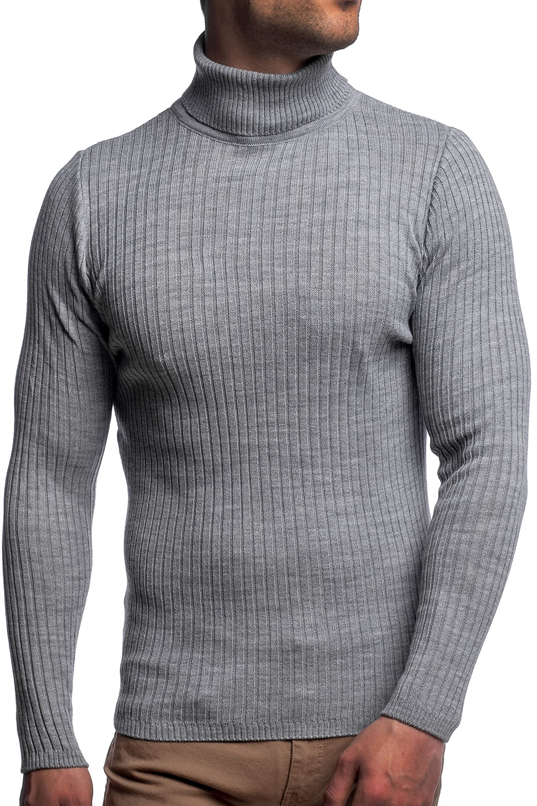 Karl´s People Herren Rollkragen-Pullover Herren Rolli S-5 XL • Rollkragenpullover für Herren mit Str