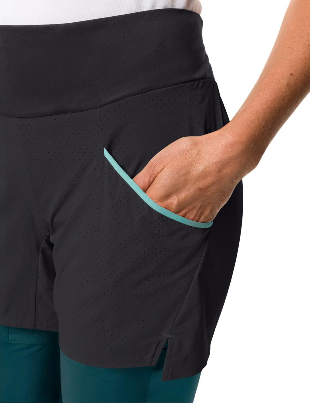 VAUDE Damen Hose Women's Crana Zo Pants 36 Schwarz, 36 Schwarz