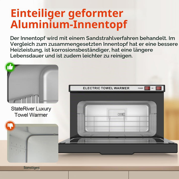 Handtuchwärmer, Handtuchheizschrank,einfache Bedienung, grosser Fassungsvermögen Handtuchwärmer für