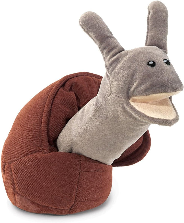 Folkmanis Snail Hand Puppet,Brown / Grey