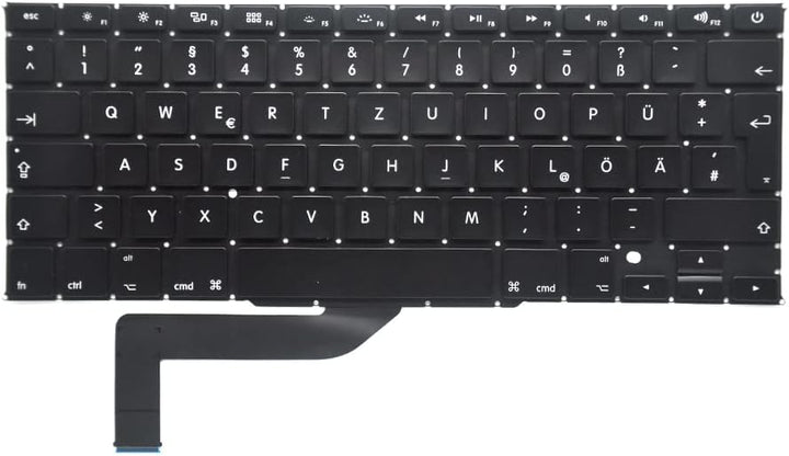 Pardarsey Laptop Tastatur Notebook Keyboard Ersatz Austausch Deutsch QWERTZ DE für MacBook Pro 15" A