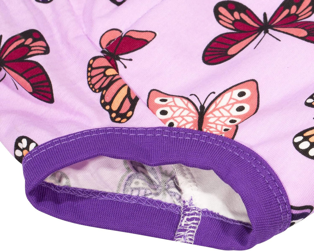 BIG ELEPHANT Baby Mädchen 6er-Pack Töpfchen-Unterwäsche, gepolsterte, saugfähige Blumen-Trainingshos