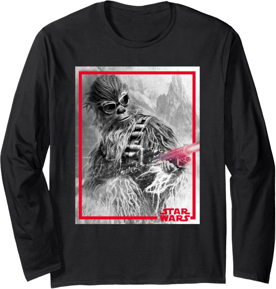 Star Wars Han Solo Movie Chewie Firing Back Langarmshirt
