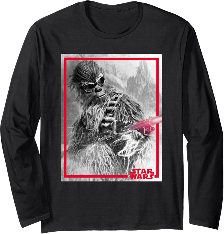 Star Wars Han Solo Movie Chewie Firing Back Langarmshirt
