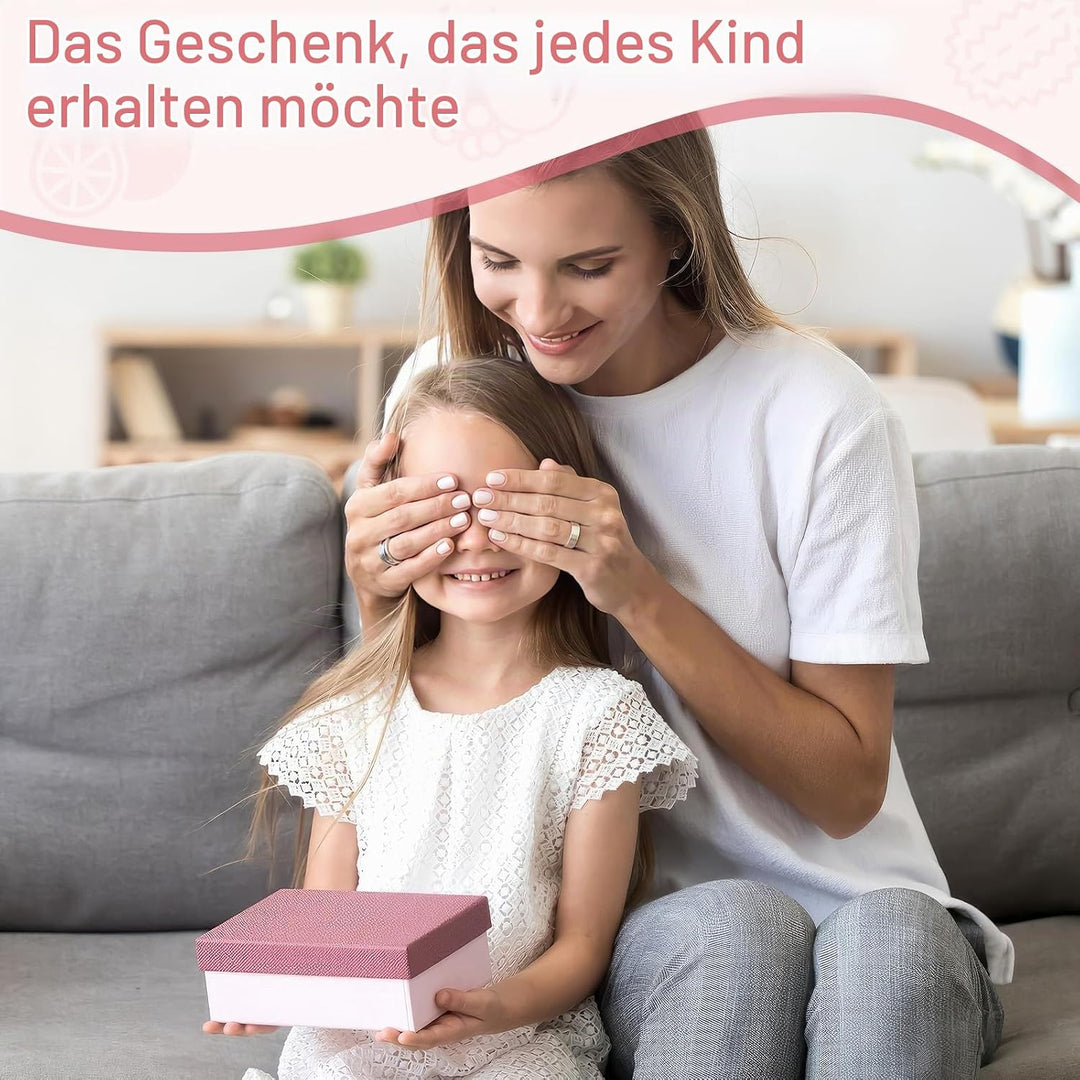 15 Stück Kindermesser, Mit Schürze, Faltbarer Aufbewahrungsbox und Wellenschneider, Kindermesser ab