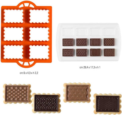 Decora 0255156 Set 2 PCS for Chocolate GALLETTE Classic
