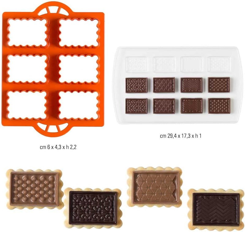 Decora 0255156 Set 2 PCS for Chocolate GALLETTE Classic