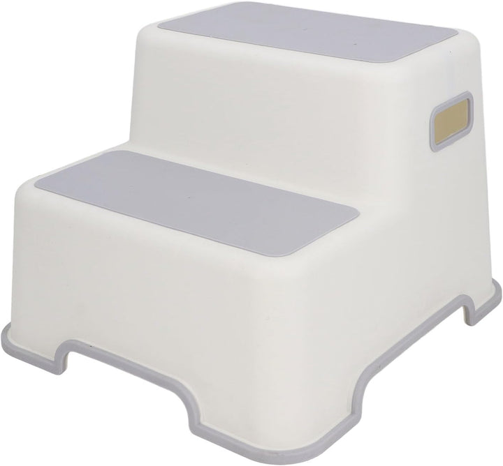 2-Stufen-Hocker für, Verdickter Kleinkind-Tritthocker aus Kunststoff, Rutschfester Baby-Tritthocker,