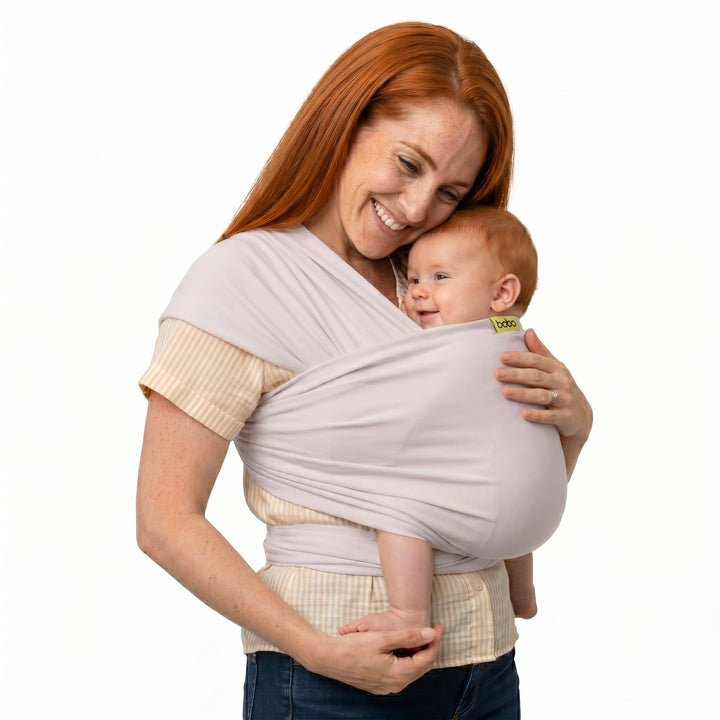 Boba Babytragetuch ab Geburt bis 15 kg - Kuschelweiche &amp; Atmungsaktive Bambusviskose, Tragetuch Baby