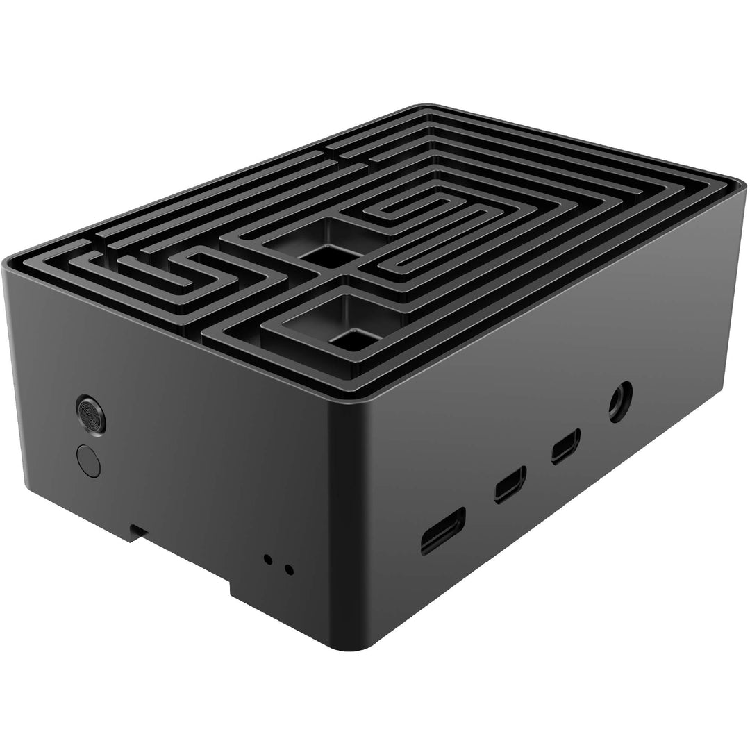 Akasa Maze Raspberry Pi 4 Gehäuse, lüfterloses Gehäuse für Raspberry Pi 4 Modell B, Verdeckter Micro