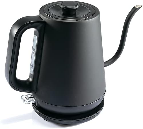 Wilfa SVART POUR Wasserkocher - mit einem Fassungsvermögen von 0,8 Liter, 1000 Watt, aussenliegende