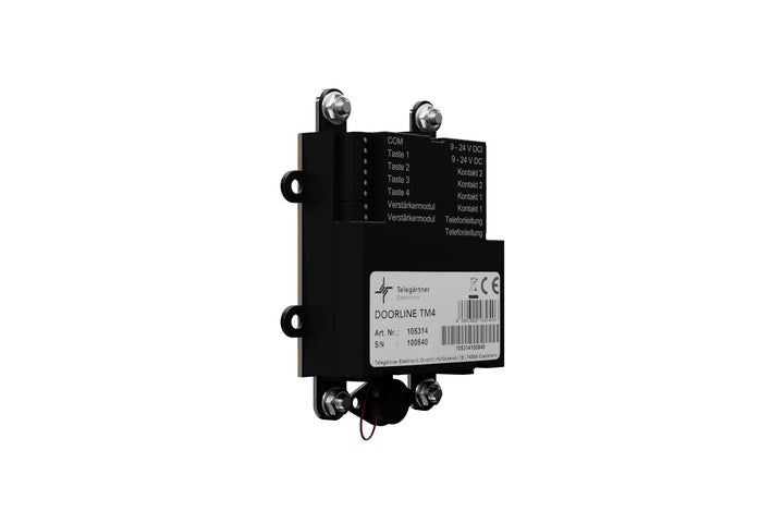 DoorLine TM4 von Telegärtner Elektronik, Clevere Hinterbau-Türstation, macht TK-Anlage FRITZ!Box / R