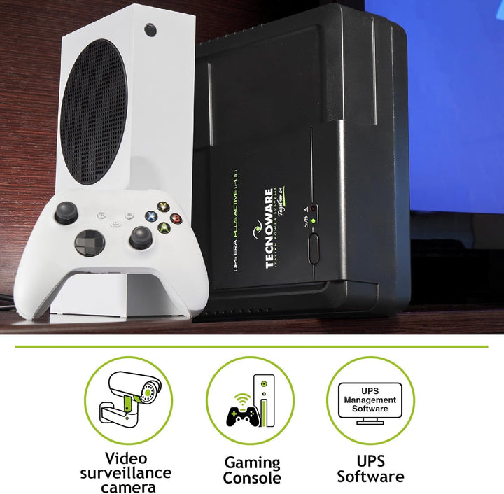 Tecnoware Power Systems - UPS ERA PLUS ACTIVE 1200 , Unterbrechungsfreie Stromversorgung , Schutz fü
