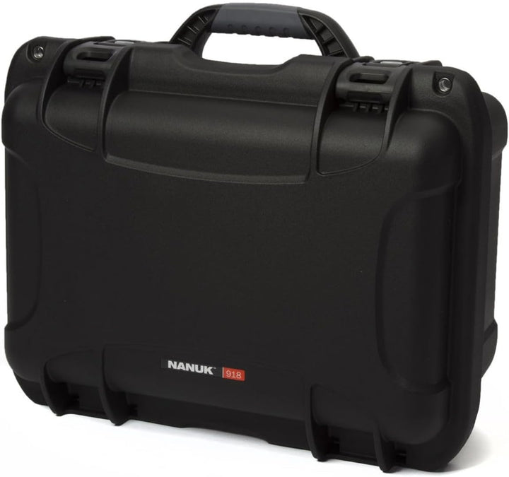 Nanuk 918 Wasserdichter Hartschalenkoffer Mit Plüschschaumeinlage - Schwarz Würfelförmiger Schaumsto