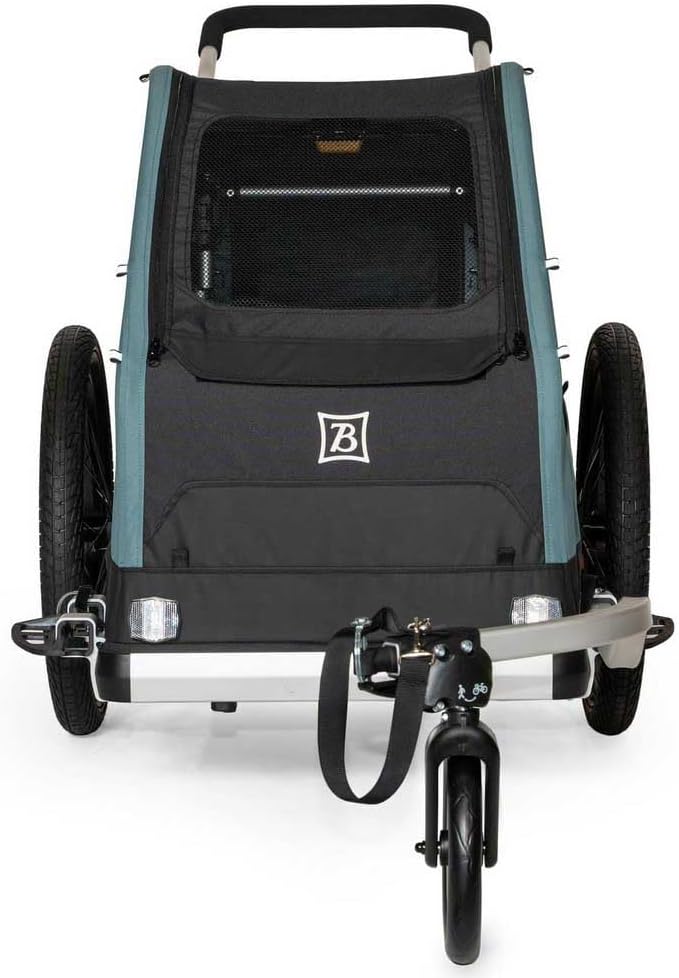 Burley Bark Ranger XL Fahrradanhänger Schwarz/Blau Einheitsgrösse