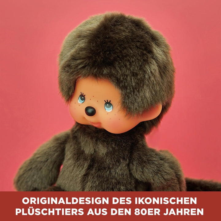 BANDAI - Monchhichi - Kuscheltier Monchhichi Original - Ikonisches Affenkuscheltier der 80er Jahre,