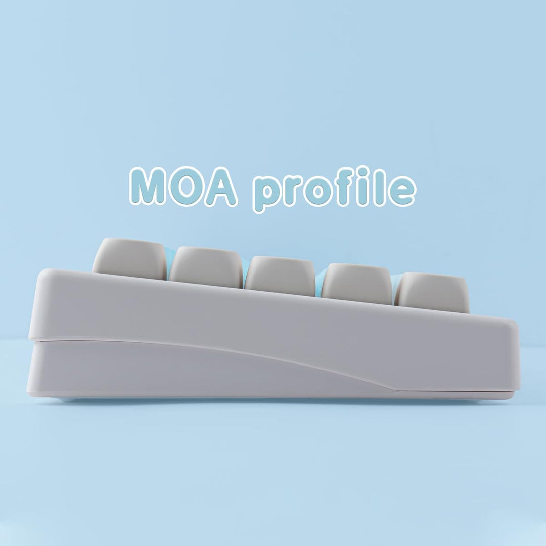 JOMKIZ 142 Keys Keycaps,MOA Profile Keycaps Dye Sublimation Customized ANSI Layout Keycaps Set Compa