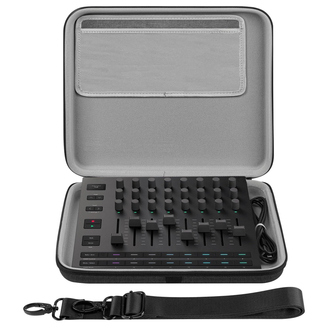 Geekria Tragetasche für Audio-Schnittstellen, kompatibel mit Novation Launch Control XL 3, EVA-Harts