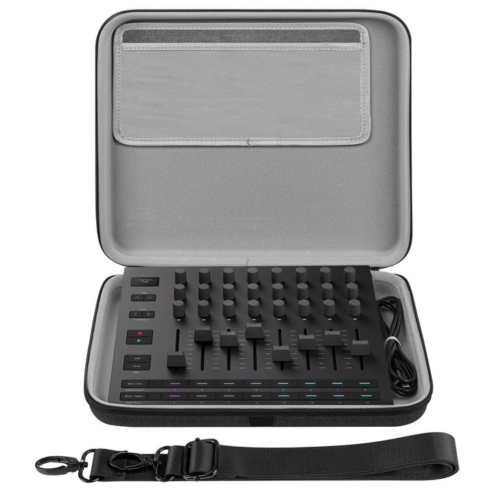 Geekria Tragetasche für Audio-Schnittstellen, kompatibel mit Novation Launch Control XL 3, EVA-Harts