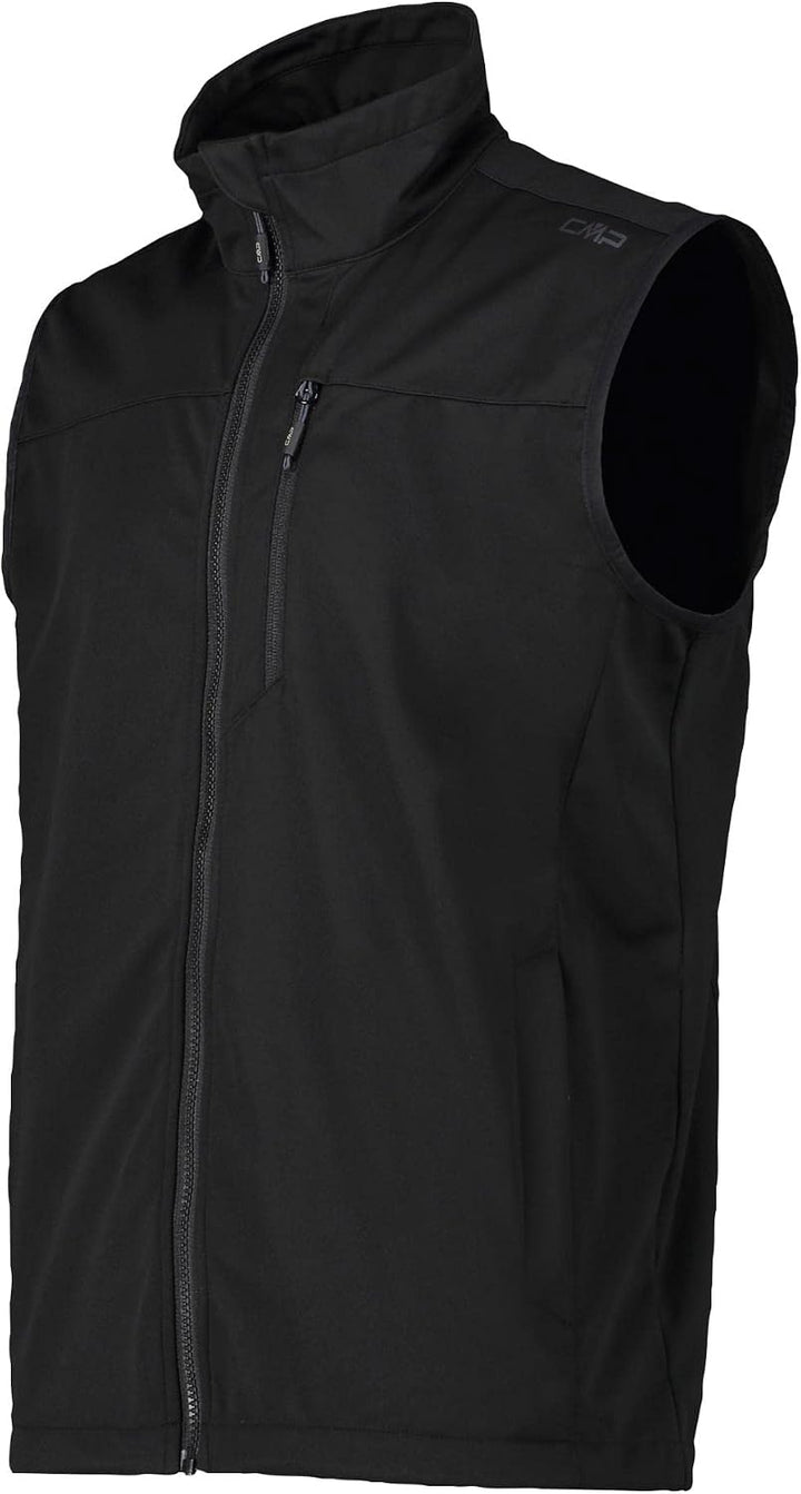CMP Herren Vest Light Softshell Weste 58 Schwarz, 58 Schwarz