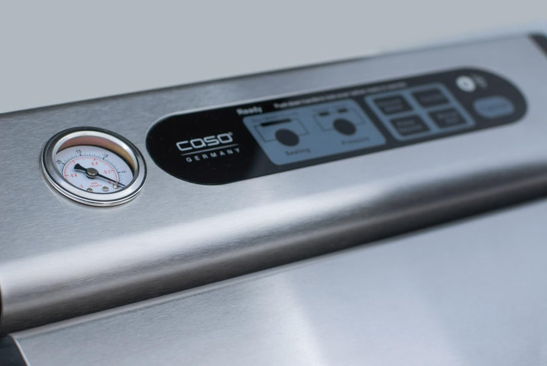 CASO FastVac 1200 Professionelles Vakuumsystem - Doppelte Kolbenpumpe (ca. 20 Liter/Min.), Starker M
