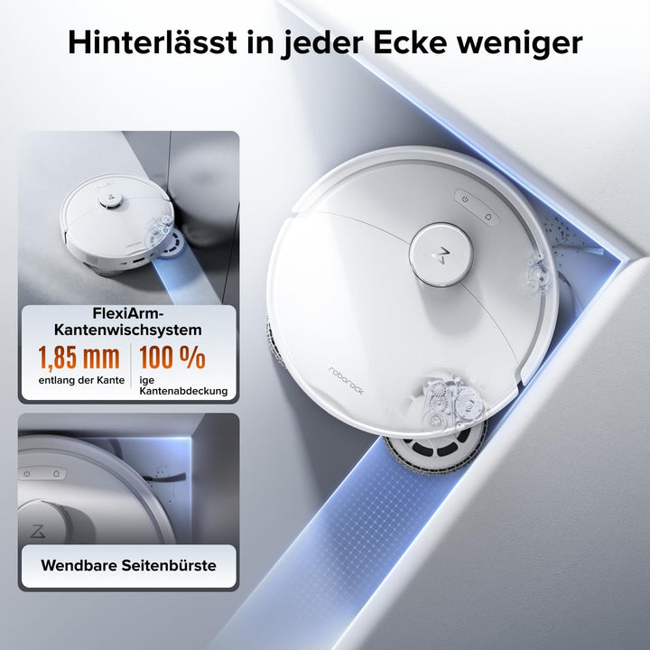 roborock Qrevo 2 Pro Saugroboter mit Wischfunktion, 25.000 Pa Saugkraft | Dual Anti-Tangle-System, A
